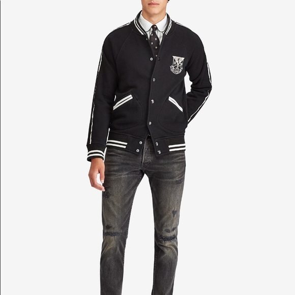 Ralph Lauren men’s baseball jacket M - Picture 3 of 9